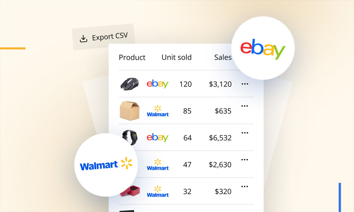 New in sellerboard: cleaner Walmart multi-channel handling, a Walmart-only Summary Dashboard, and report exports for Walmart and eBay